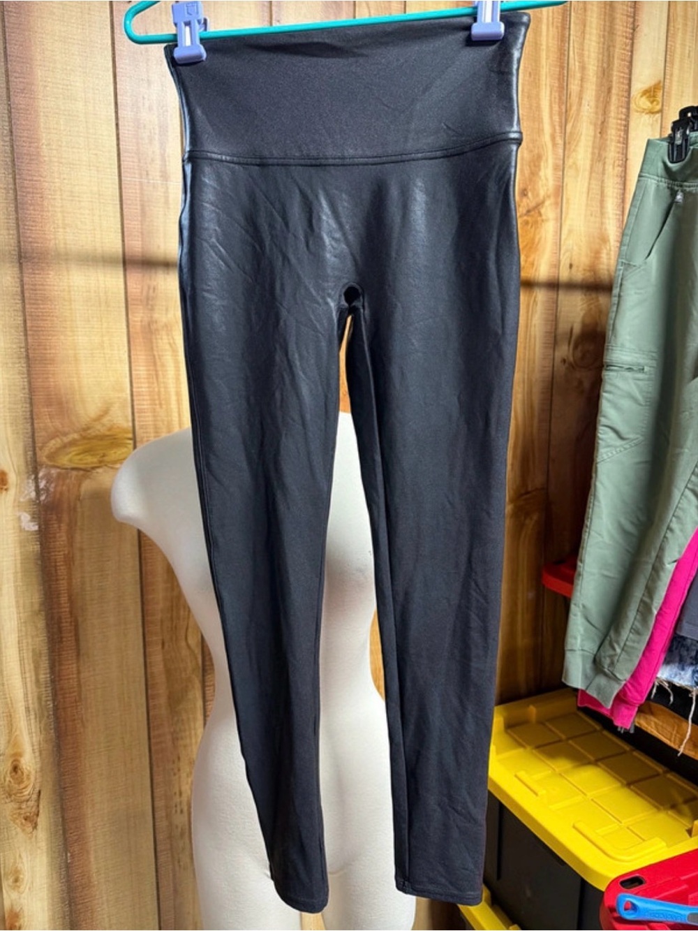 SPANX Faux Leather Leggings
